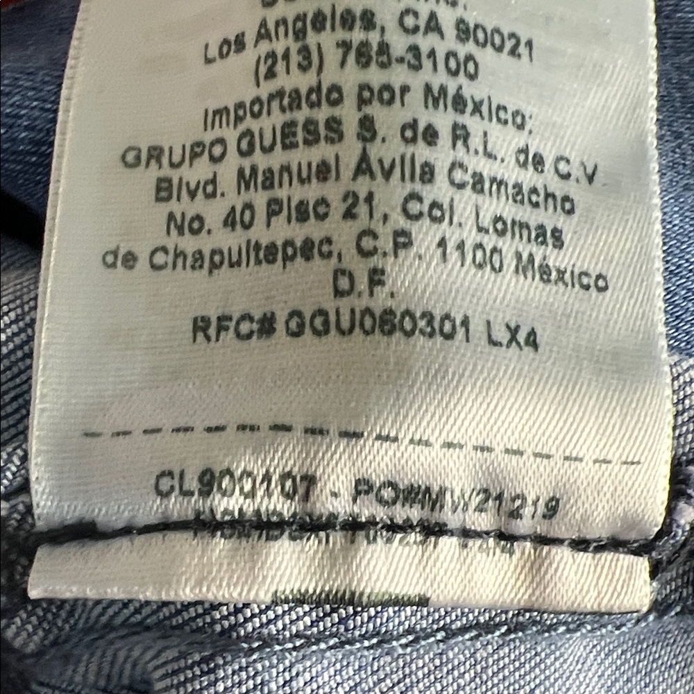GUESS SHALAY DENIM DRESS - Picture 12 of 13
